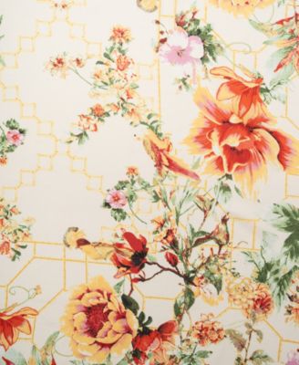 Botanical Floral Square Scarf