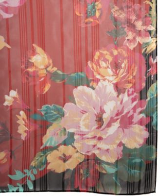 Scatter Floral Oblong Scarf