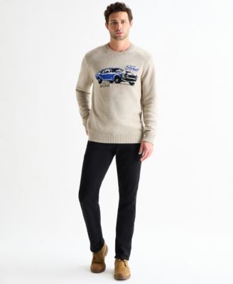 Men's Regular Fit Long-Sleeve Mustang Sweater