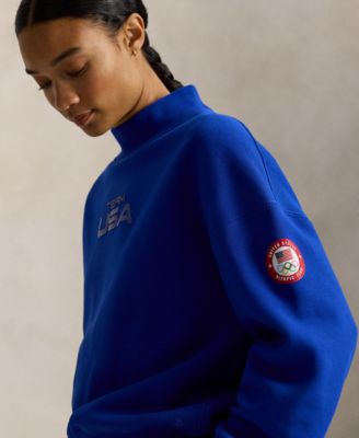 Women's Mock Neck Pull-On Sweatshirt