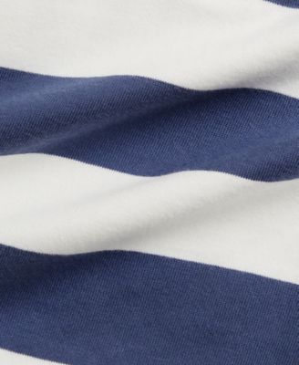 Baby Boys' Striped Rugby Collar Shortall