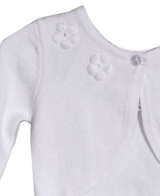 Baby Girls' Embroidered Round Neck Sweater