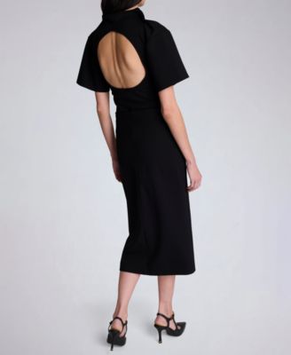 Women's Pull-On Column Slit Skirt