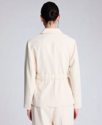 Women's Notch Collar Vision Twill Belted Jacket