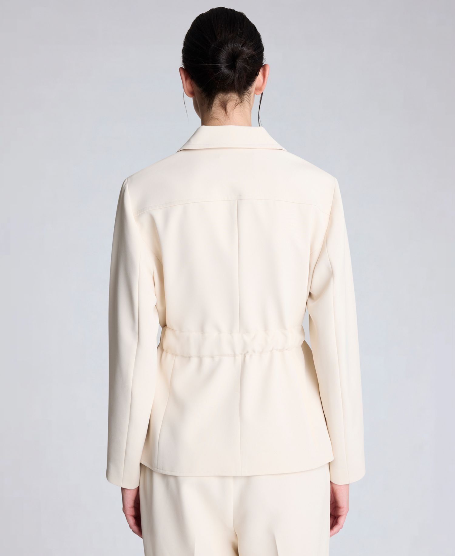 Women's Notch Collar Vision Twill Belted Jacket