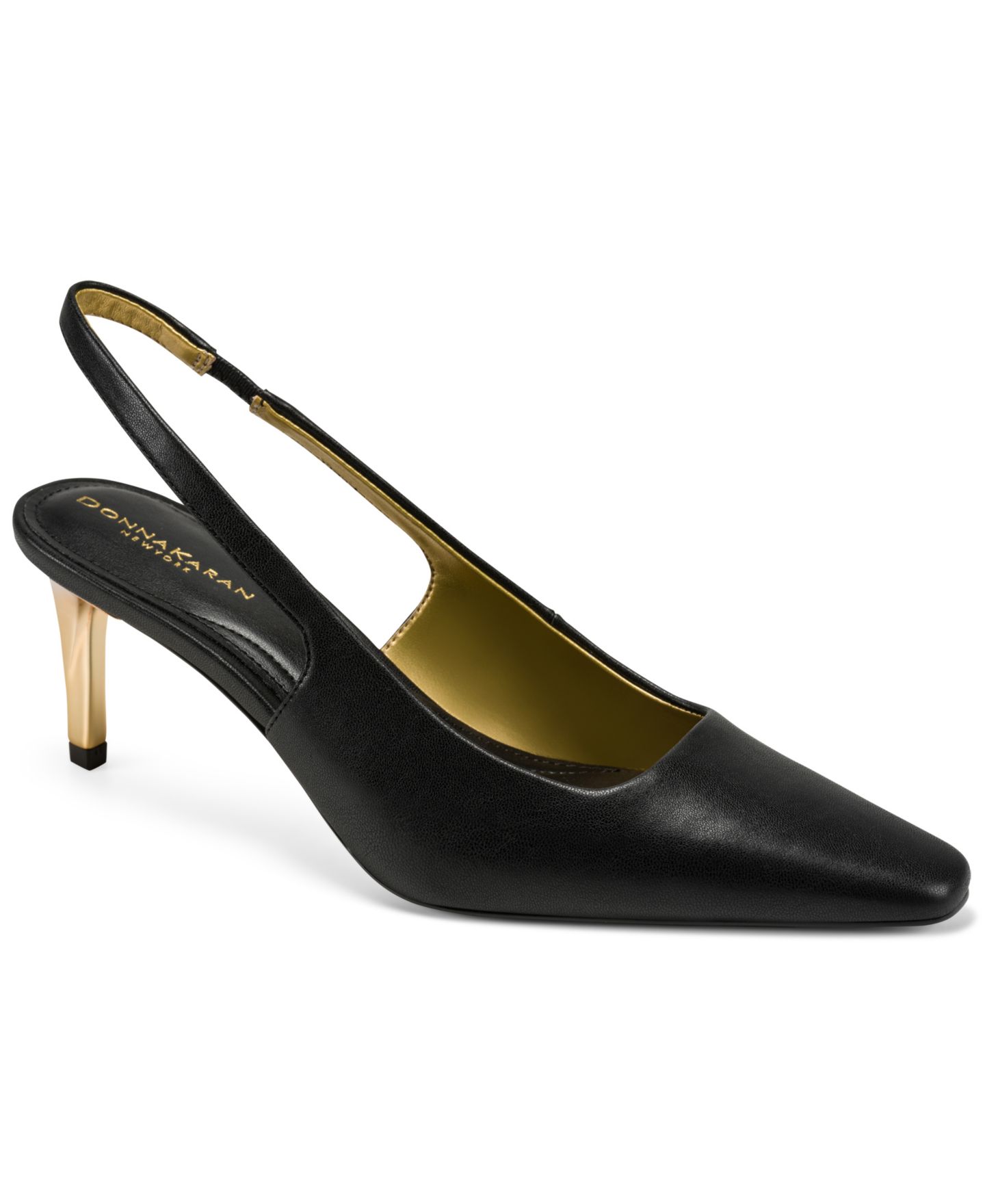Женские туфли Donna Karan New York Sidndey Slingback Pumps, цвет: Чёрный — фото 1