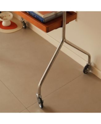 Antique Brown Movable TV Stand