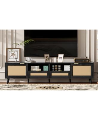 Rattan TV Stand for TVs