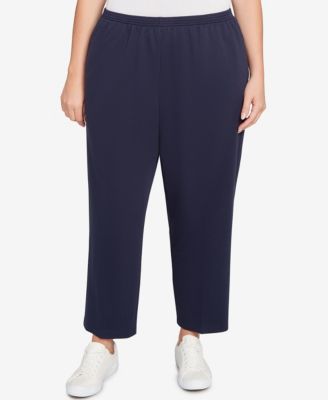 Plus Size Classic French Terry Average Length Pants