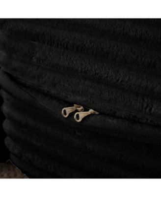 Corduroy Foam Sleeper Sofa Bed with Pillows