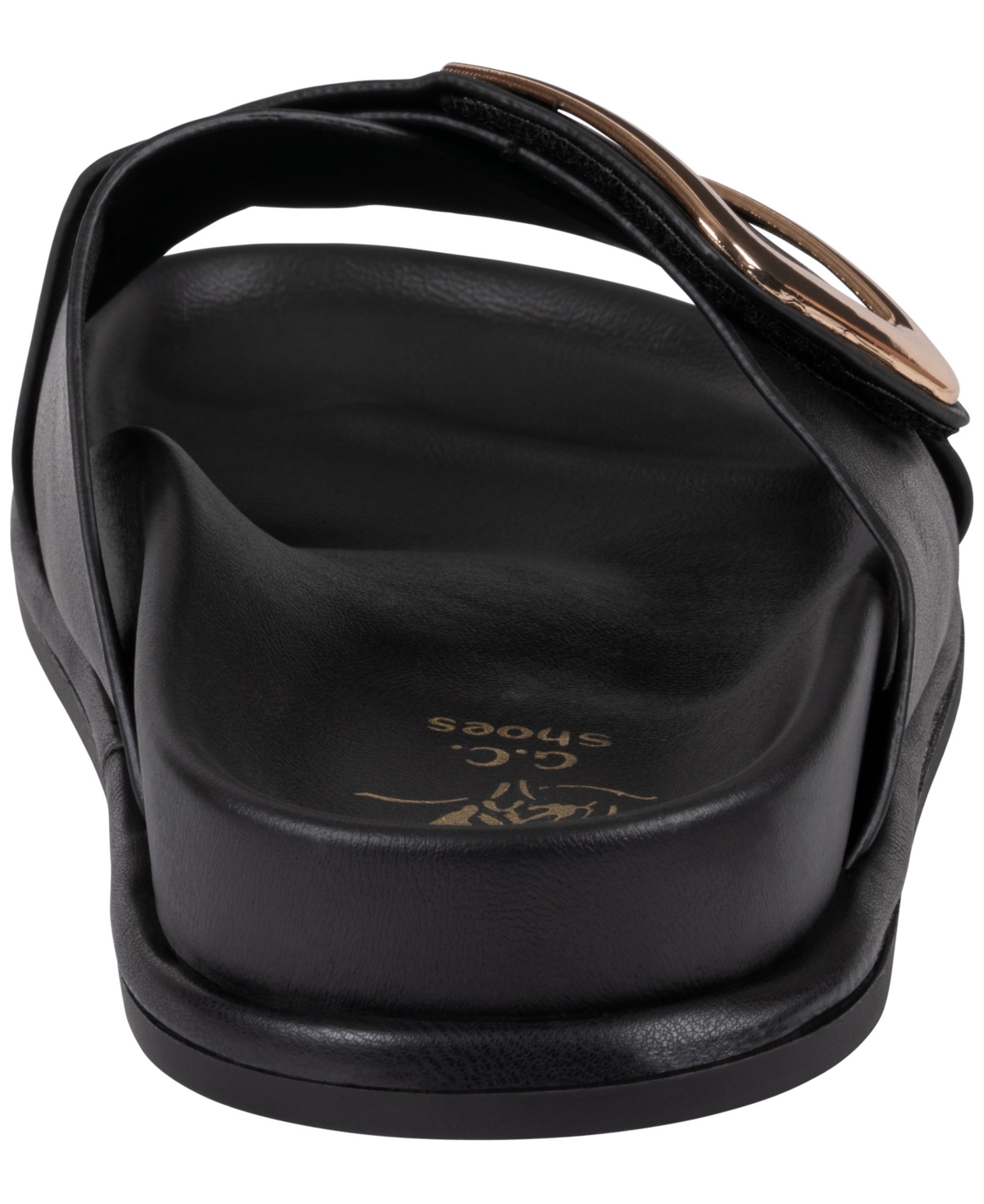 Gc Shoes Women's Buckle Detail Slip-On Sandals