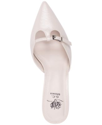 Women's Simone Patent Kitten Heel Sandals