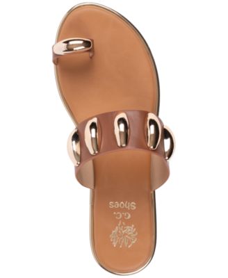Women's Kenley Toe Ring Hardware Flat Sandals