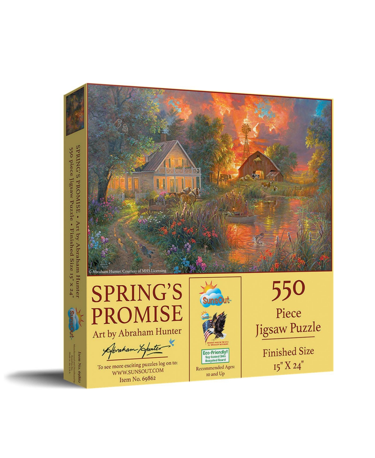 SunsOut Spring's Promise 550 piece Jigsaw Puzzle for Adults