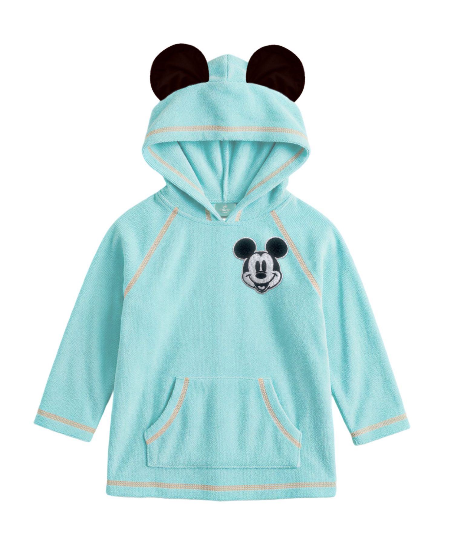 Baby Boys' Mickey Rashguard Top, Cover-Up, Swim Shorts and Bucket Hat, 4-Piece Set