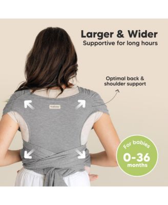 D-Lite Baby Wrap Carrier, Adjustable Baby Carrier, Baby Sling, Newborn, Infant, Toddler 7-44lbs