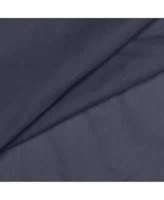 Ellis Stacey 3" Rod Pocket High Quality Fabric Solid Color Window Lined Swag Set 126"x63" Navy