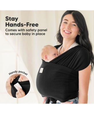 D-Lite Baby Wrap Carrier, Adjustable Baby Carrier, Baby Sling, Newborn, Infant, Toddler 7-44lbs
