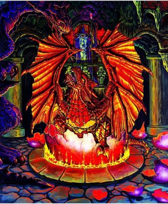 Birth of a Fire Dragon 1000 piece Jigsaw Puzzle for Adults