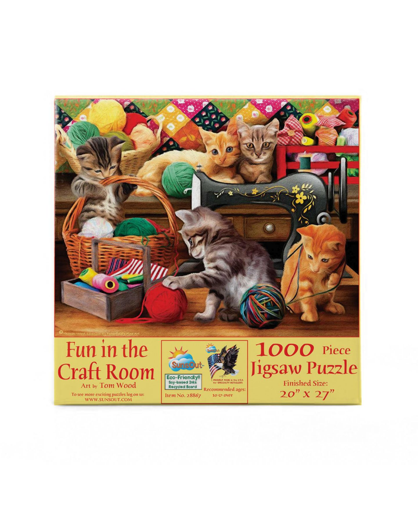 Пазл SunsOut Fun in the Craft Room 1000 piece Jigsaw Puzzle for Adults — фото 2