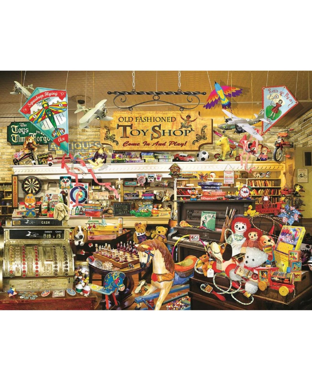 SunsOut An Old Fashioned Toy Shop 1000 piece Jigsaw Puzzle for Adults Large Pieces