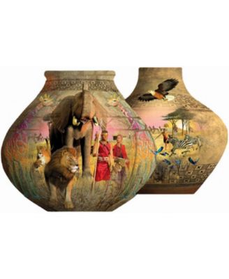 African Pots 1000 piece Jigsaw Puzzle for Adults Special Shape
