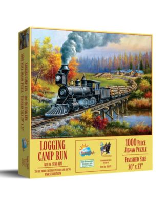 Logging Camp Run 1000 piece Jigsaw Puzzle for Adults