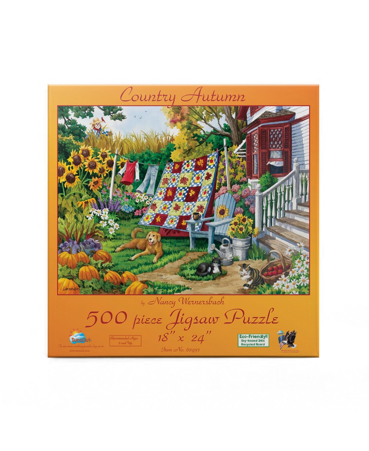 SunsOut Country Autumn 500 piece Jigsaw Puzzle for Adults