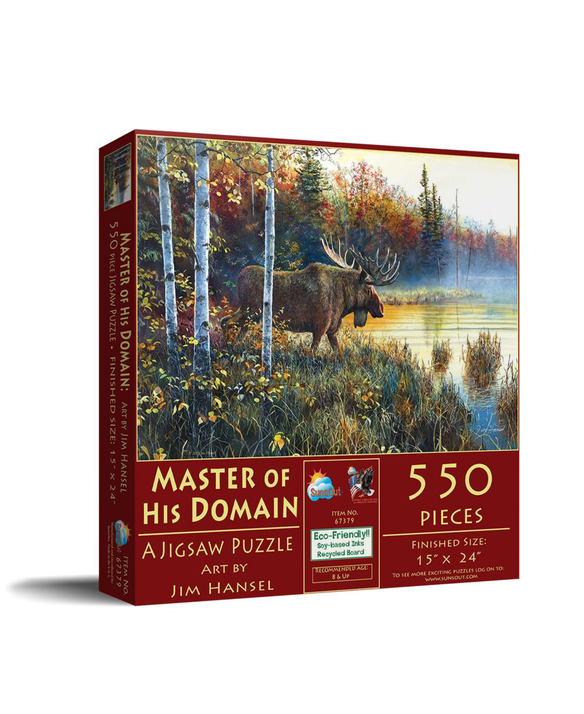 SunsOut Master of His Domain 550 piece Jigsaw Puzzle for Adults