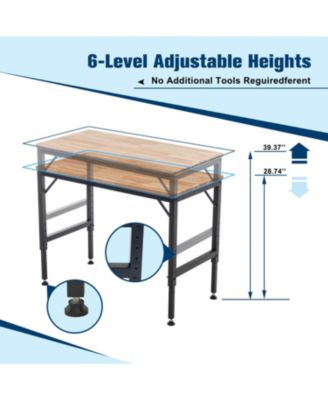 Streamdale 48" Heavy-Duty Adjustable Workbench for Garage
