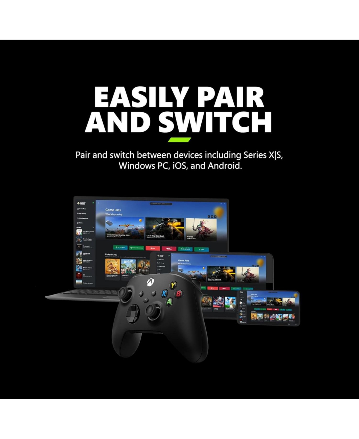 Xbox Wireless Controller Compatible with Xbox Series X|S Xbox One Windows Pc Android iOS