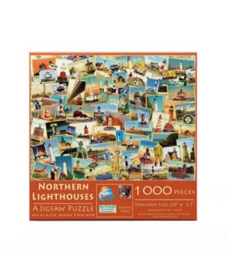 Northern Lighthouses 1000 piece Jigsaw Puzzle for Adults