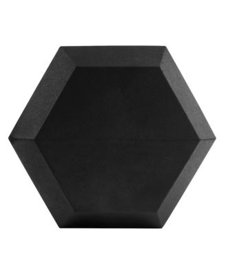 Hex Single Dumbbell Weight Training Workout Equipment, 100 lb