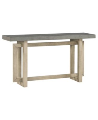 Contemporary Console Table with Wood Top, Extra Long Entryway Table for Entryway, Hallway, Living Room, Foyer, Corridor