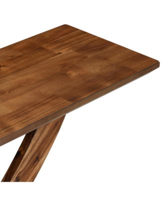 Streamdale Mira 57" Rustic Console Table with Cross-Legs