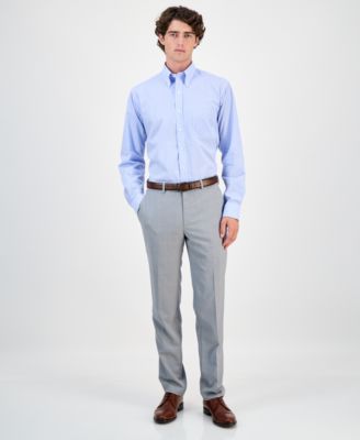 Men's Regular Fit Mini Gingham Dress Shirt, Created for Macy's