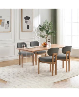 Modern Fabric Upholstered Dining Chairs