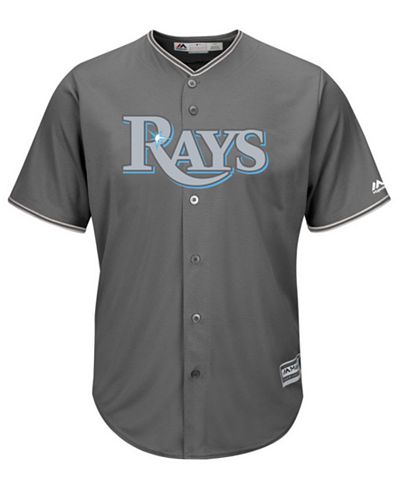 Majestic Men's Tampa Bay Rays Platinum Cool Base Jersey