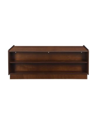  Modern Rectangle Coffee Table with Drawers & Shelves