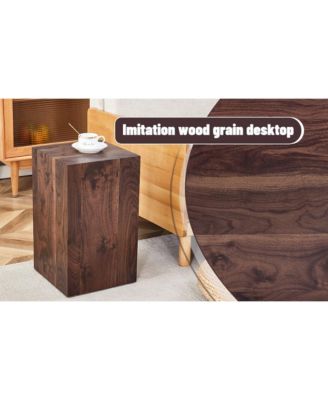 Walnut Wood Grain Coffee Table - Luxurious Design, Living Room Accent