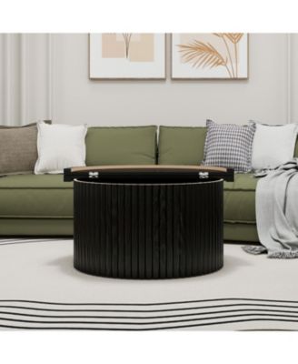 Modern Round Coffee Table Accent Table