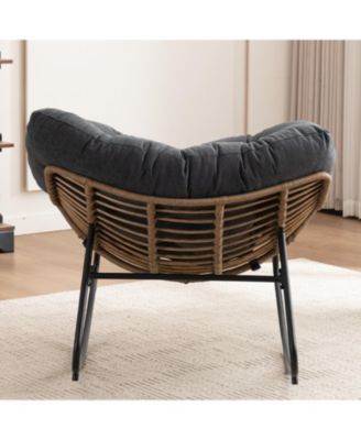 Chenille Rocking Accent Chair