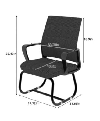  Metal Frame, Soft,  Modern Office Chair