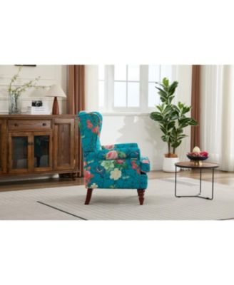 Floral Cyan Chair