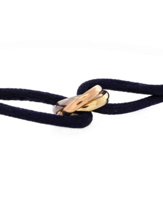 Trinity On Cord Bracelet