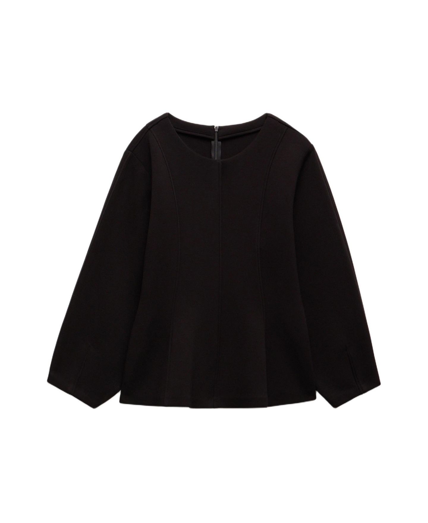 Женский топ Hush Seam Detail Smart Jersey, цвет: Чёрный — фото 2