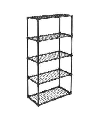Simple Deluxe 36Lx14Wx54H inch, 4-Tier Heavy Duty Storage Shelving Unit