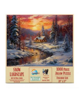 Snow Landscape 1000 piece Jigsaw Puzzle for Adults