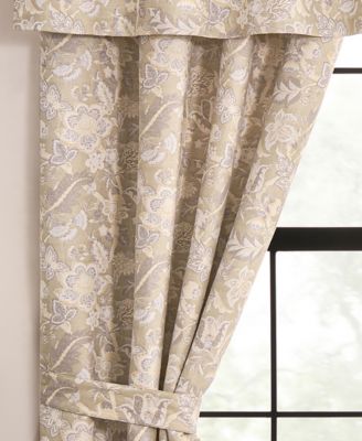 Hannah Floral Tailored Window Valance, 80" x 17"