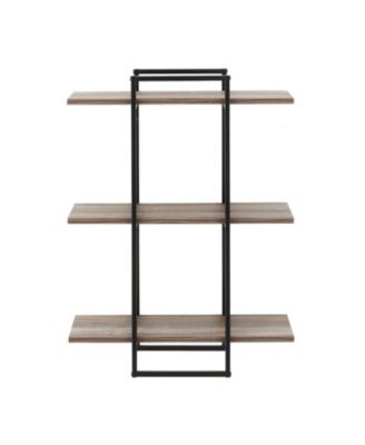 Antigua Crossed Double Rectangle Shelf Unit